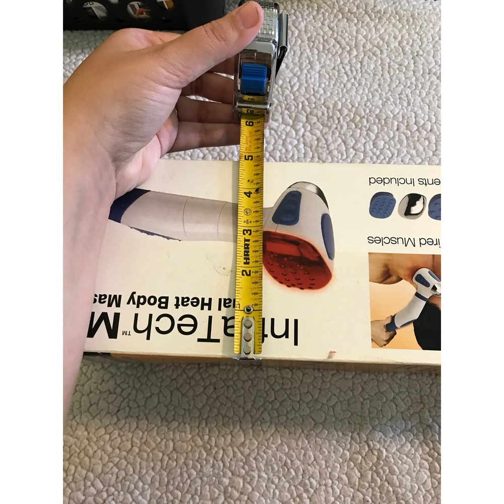 HoMedics InfraTech Max Dual Heat Body Massager IR-610 Handheld 6 Attachments - Picture 4 of 6